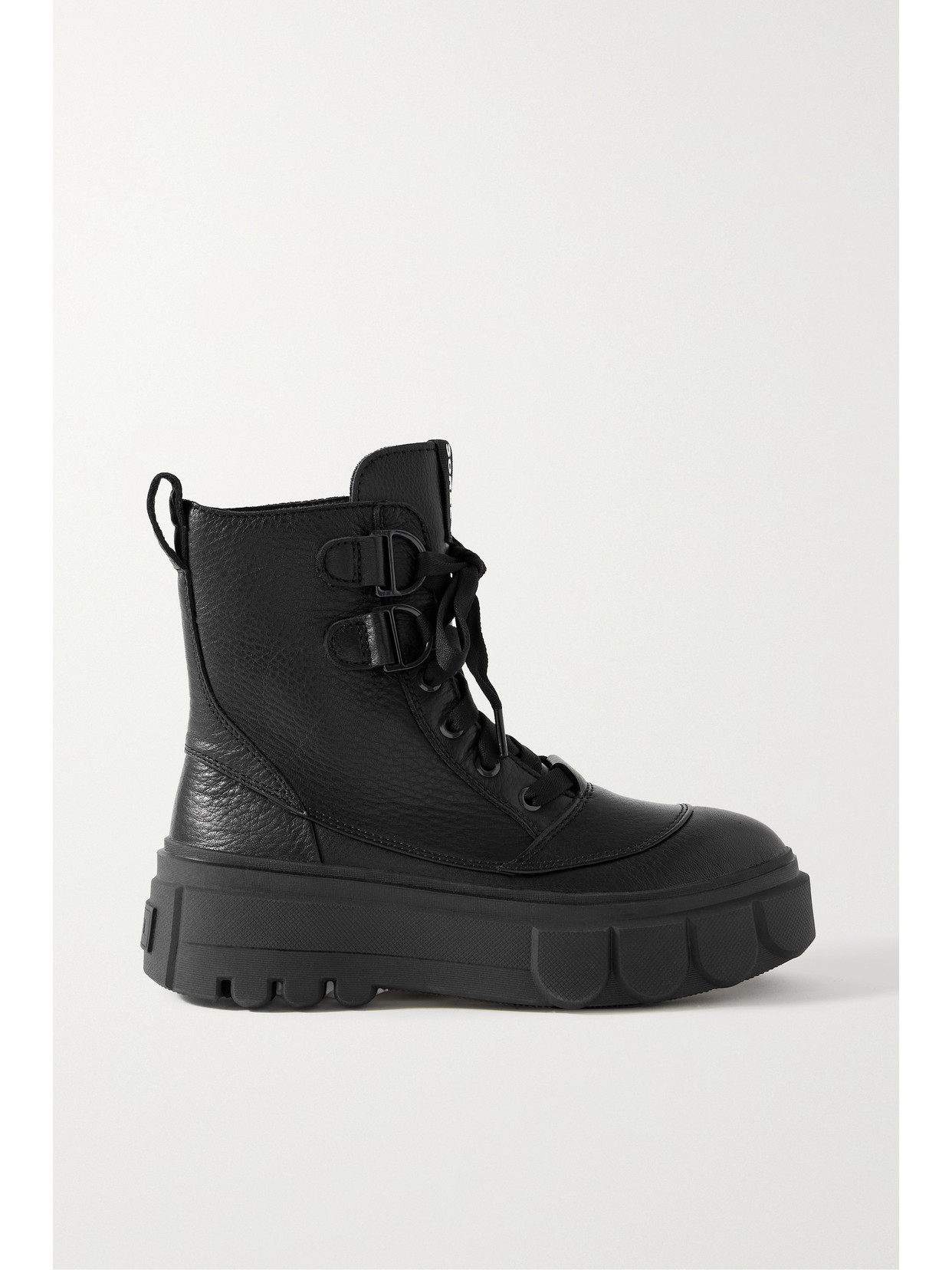 Shop Sorel Caribou X Textured-leather Boots In Black