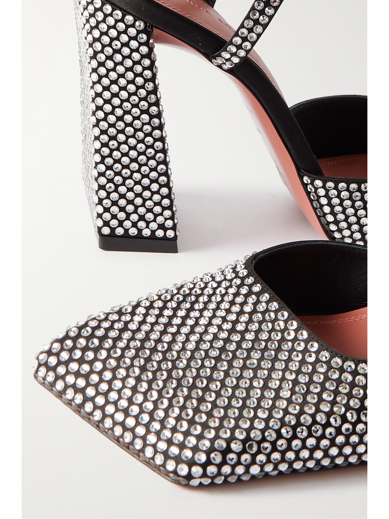 Charlotte Crystal-Embellished Pumps