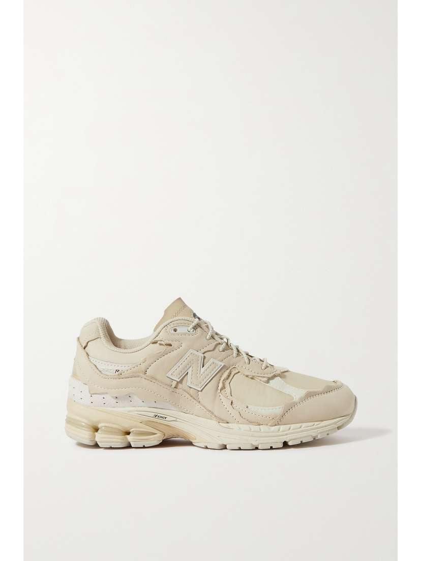 New Balance 2002 Leather, Suede And Mesh Sneakers