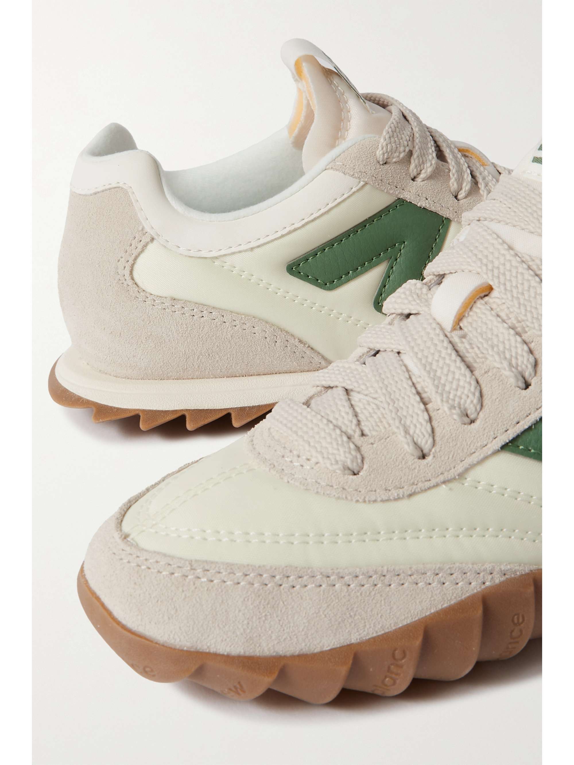 NEW BALANCE RC30 leather and suede sneakers