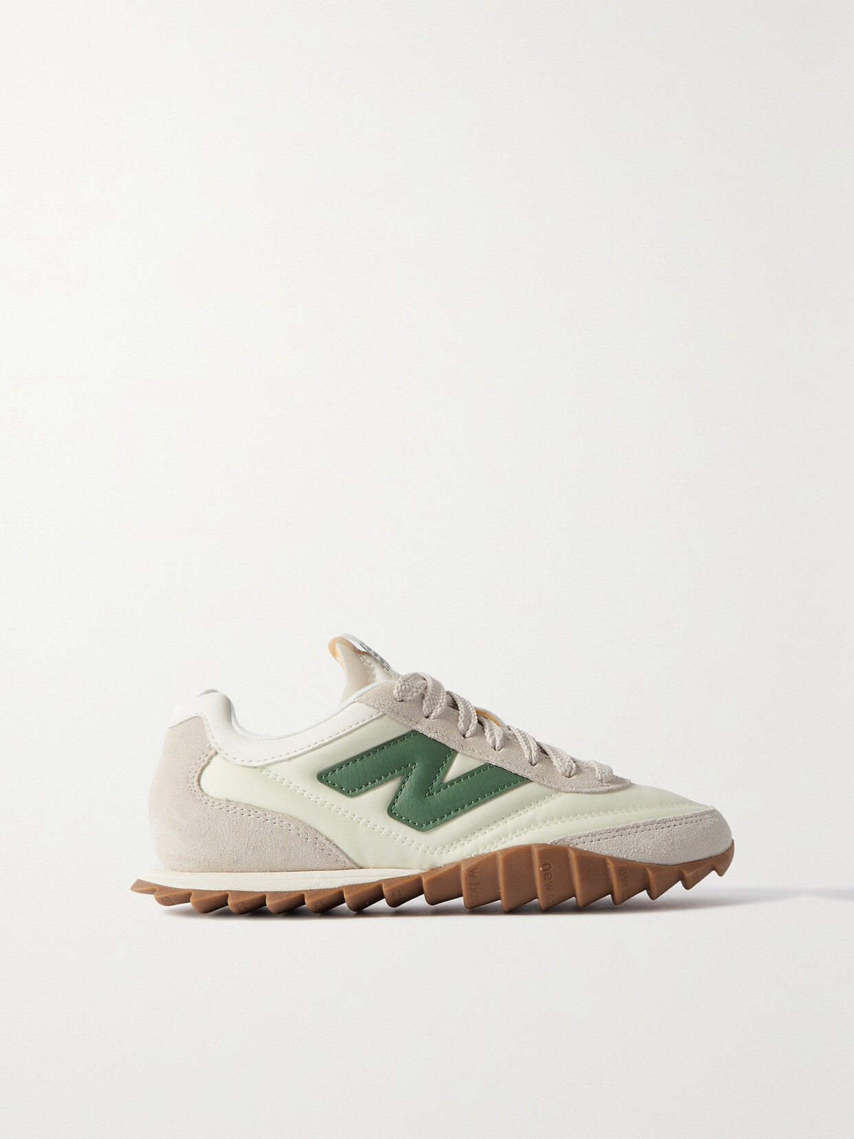 New Balance - Rc30 Leather And Suede Sneakers - White