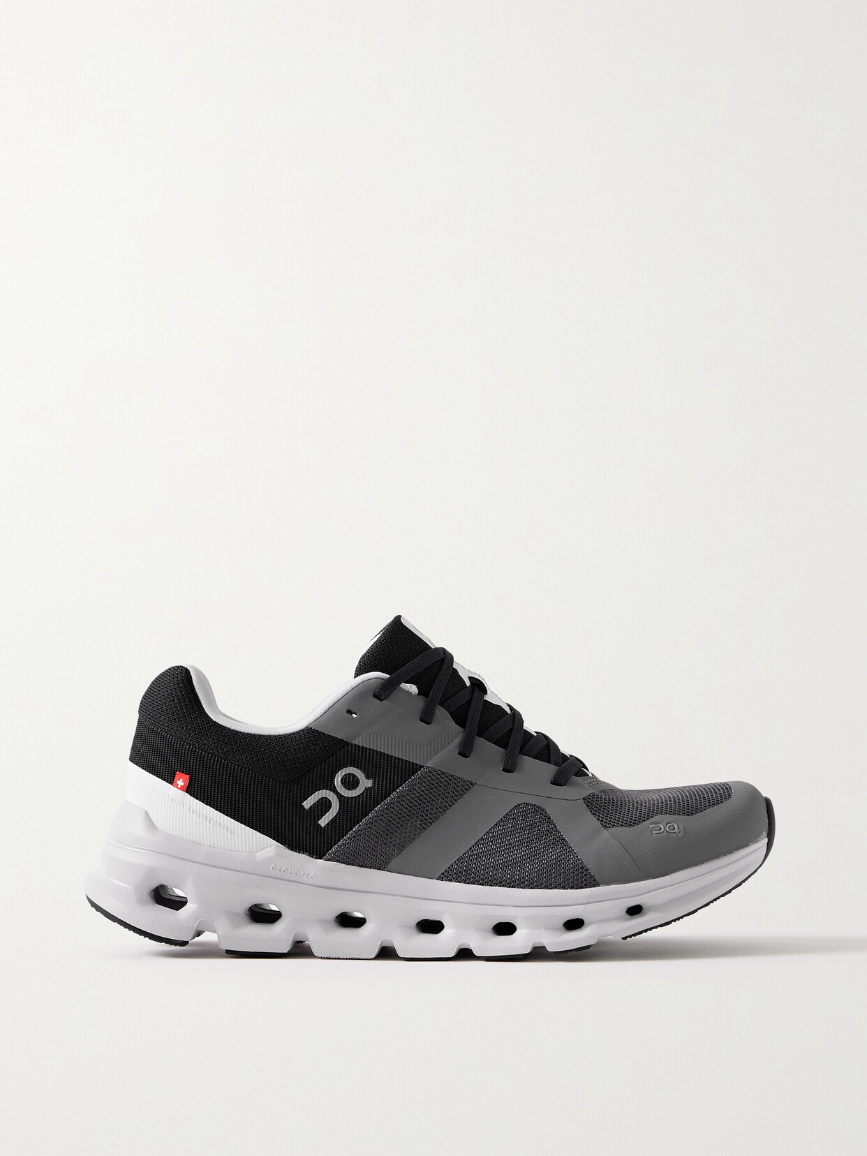 Shop On Cloudrunner Mesh Sneakers In Gray