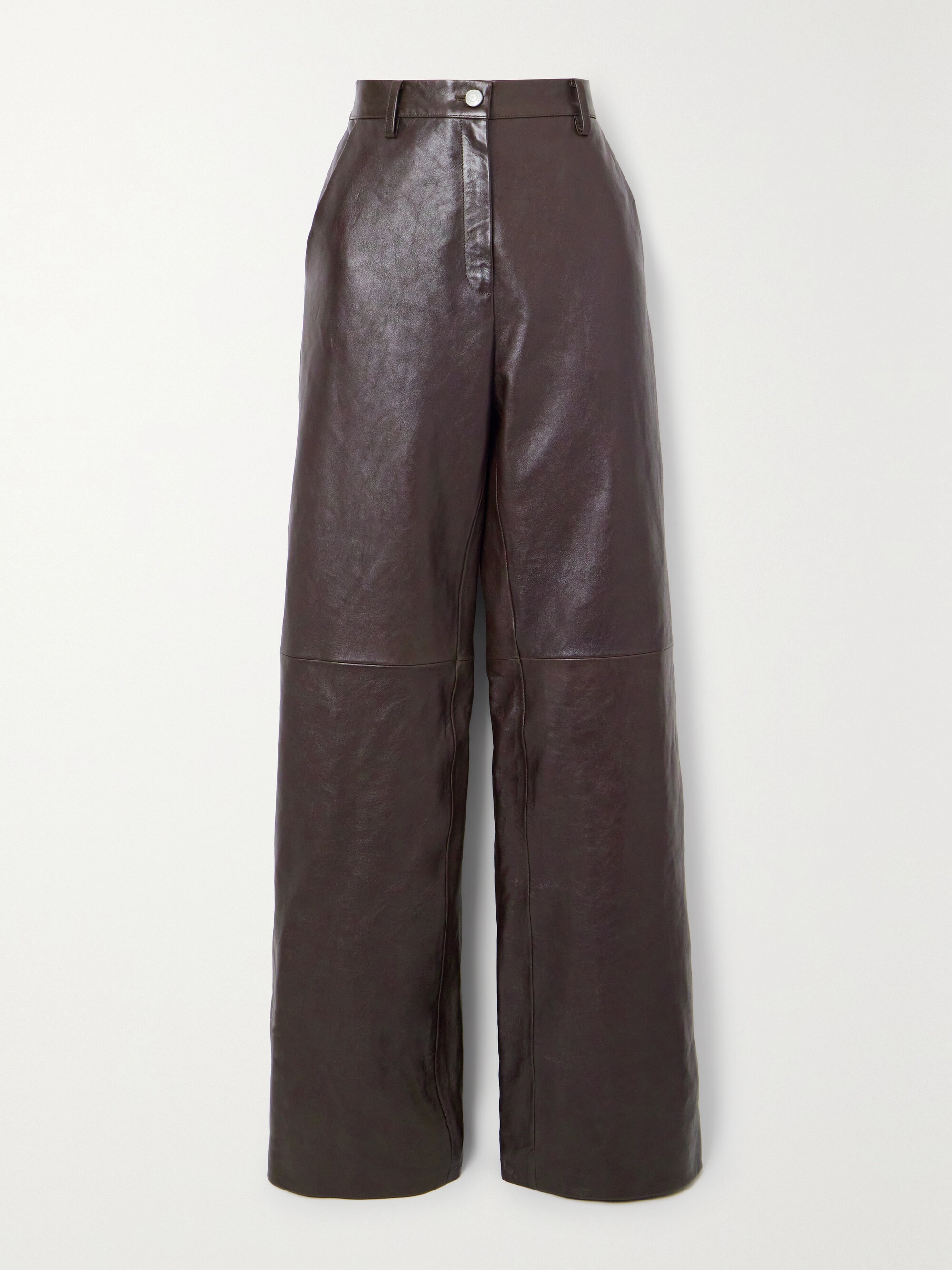 Magda Butrym Leather wide-leg pants