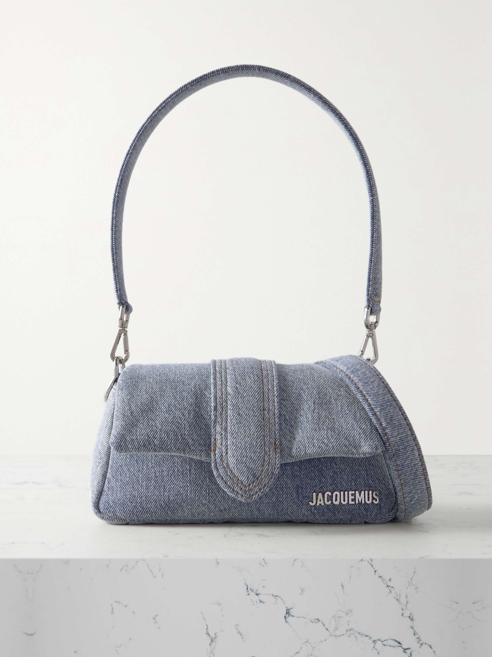 JACQUEMUS, Le Petit Bambimou Denim Shoulder Bag, Women