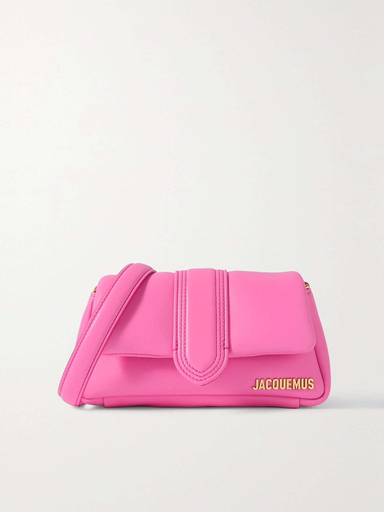 Jacquemus - Le Petit Bambimou Padded Leather Shoulder Bag - Pink