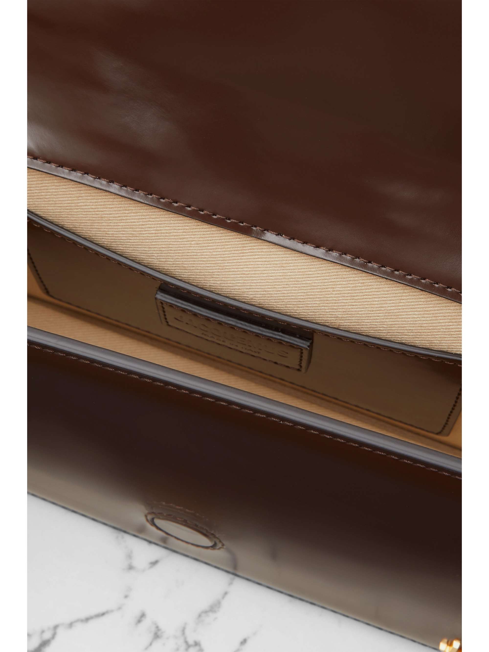 JACQUEMUS Le Bambino Long leather shoulder bag