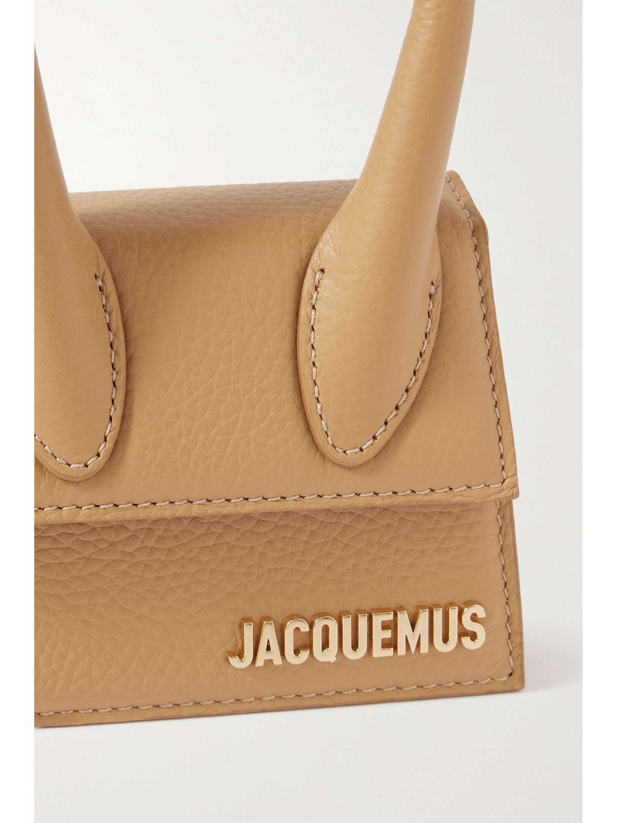 JACQUEMUS Le Chiquito mini texturedleather tote NETAPORTER