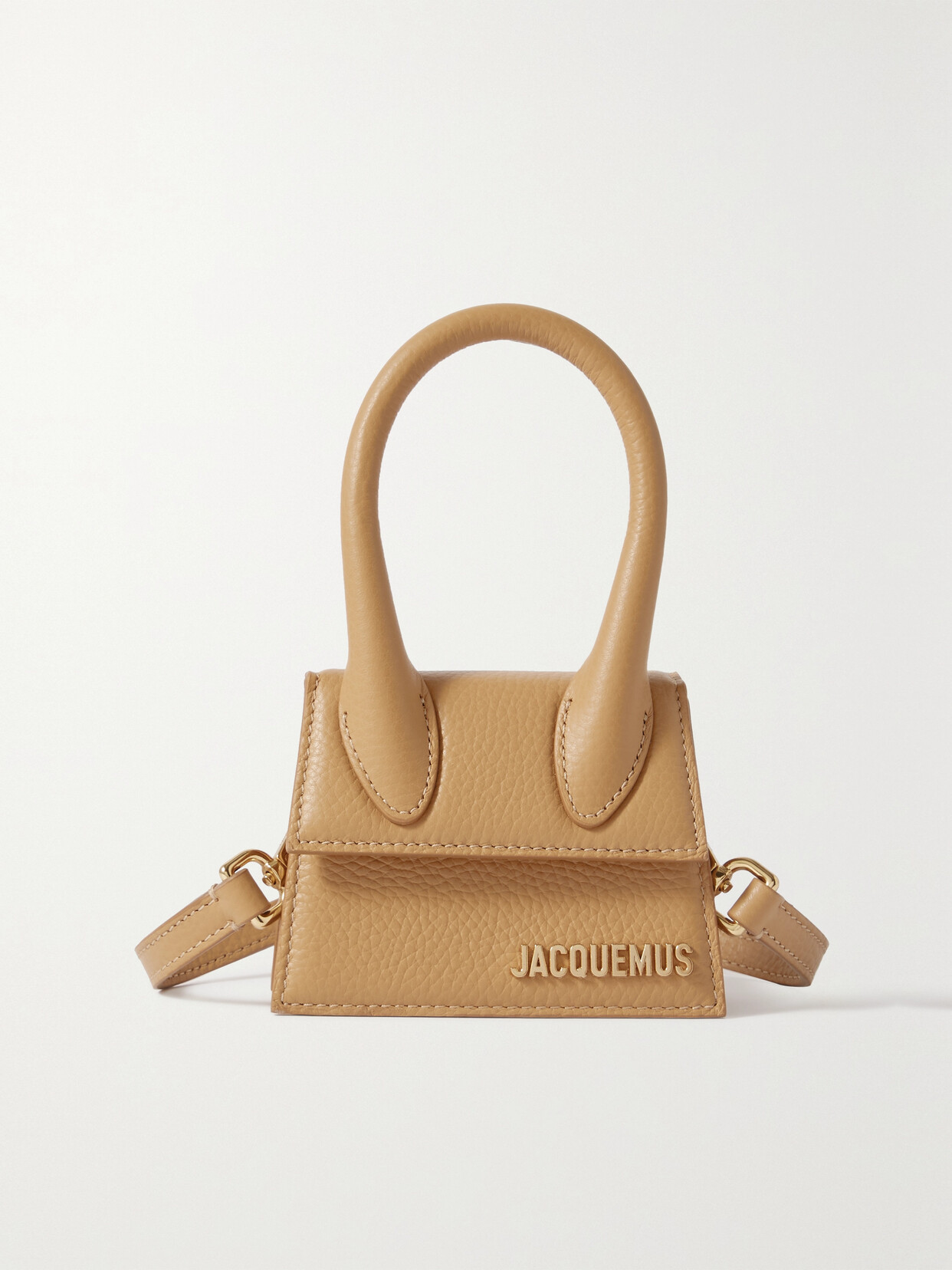 Jacquemus - Le Chiquito Mini Textured-leather Tote - Brown