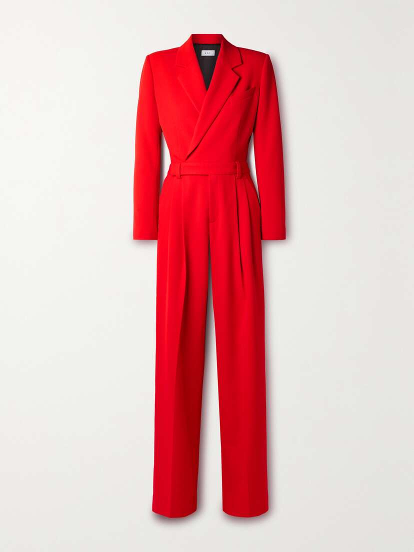 A.L.C. Tatum Cutout Pleated Twill Jumpsuit