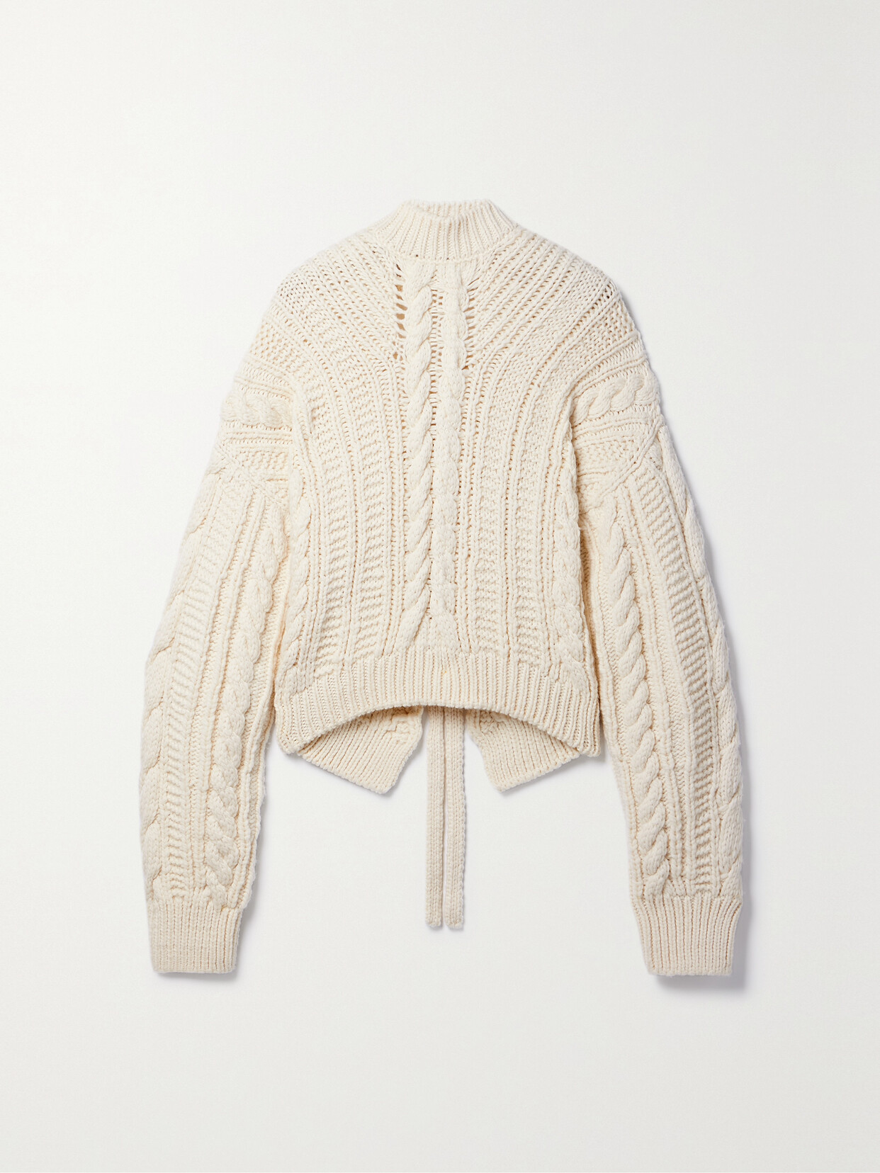 A.L.C. - Shelby Cable-knit Wool Sweater - Ivory