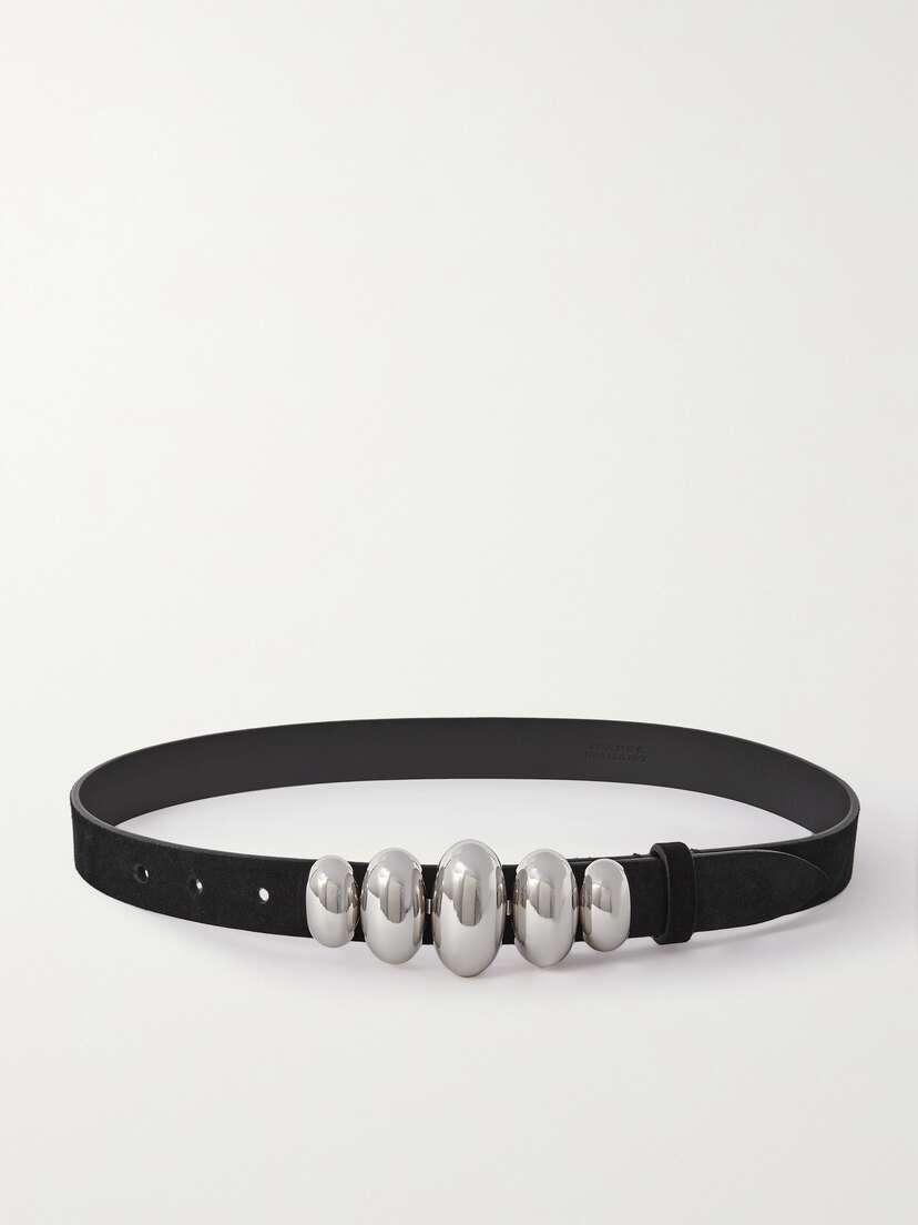 Isabel Marant Fuzz Embellished Nubuck Belt