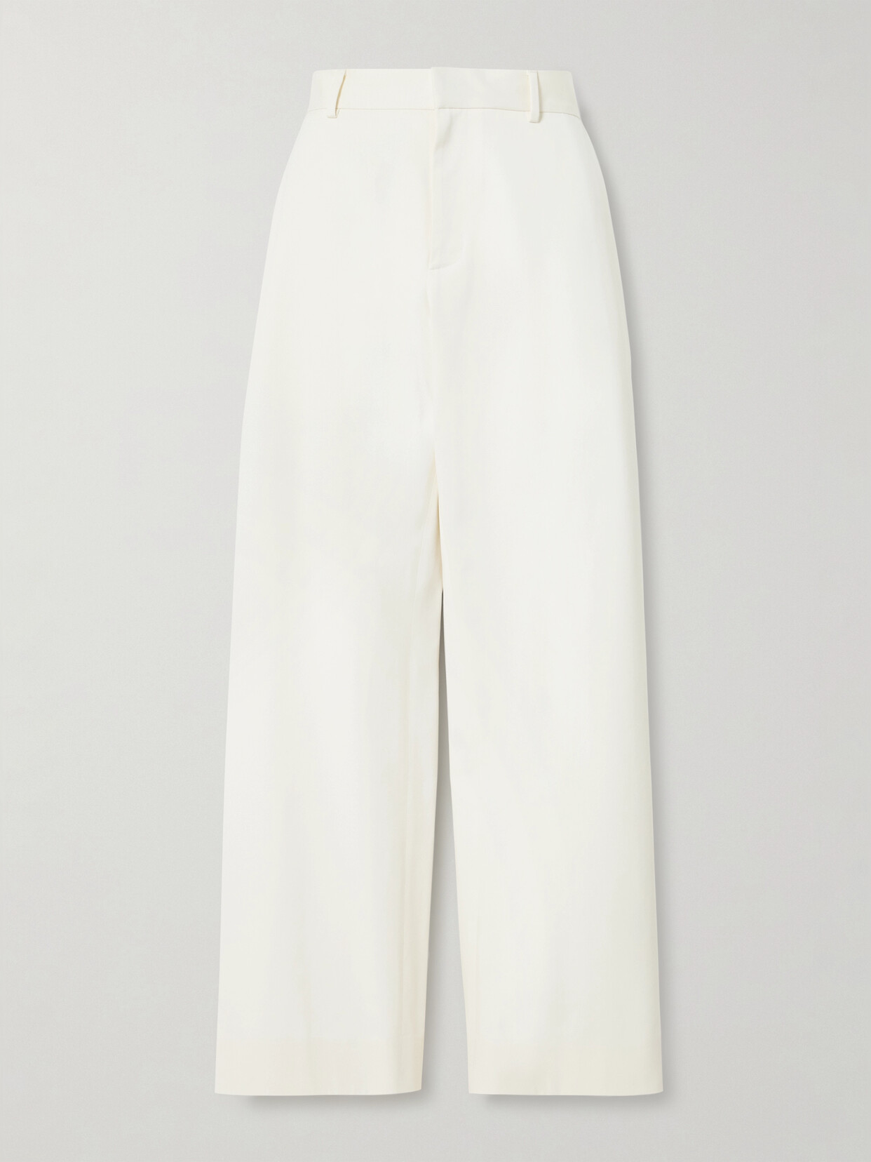 The Row Perseo High-rise Straight-leg Jeans In White