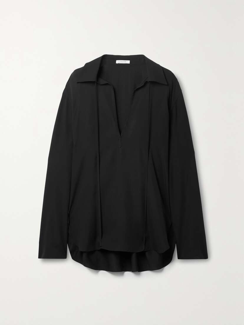 The Row Malon Silk Shirt