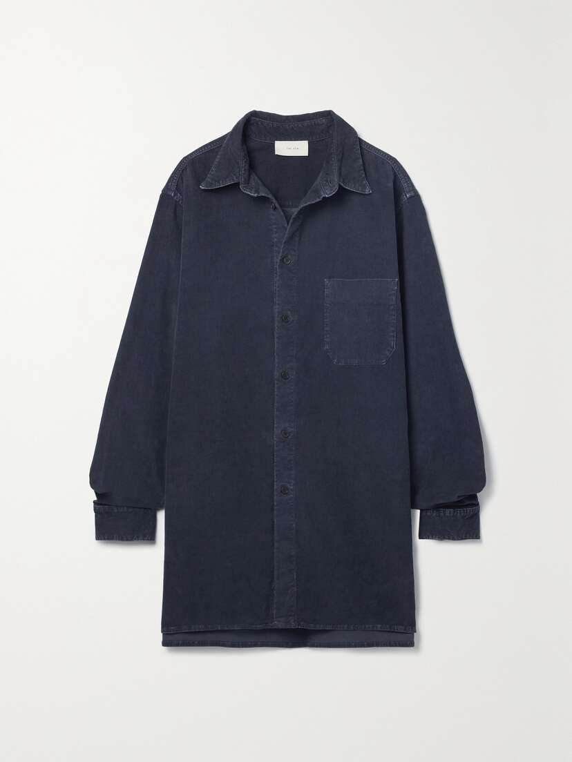 The Row Idro Oversized Cotton-blend Corduroy Shirt