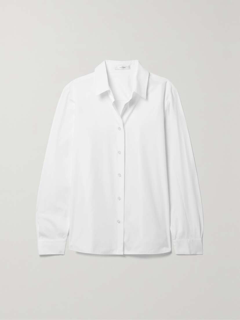 The Row Sadie Cotton-poplin Shirt