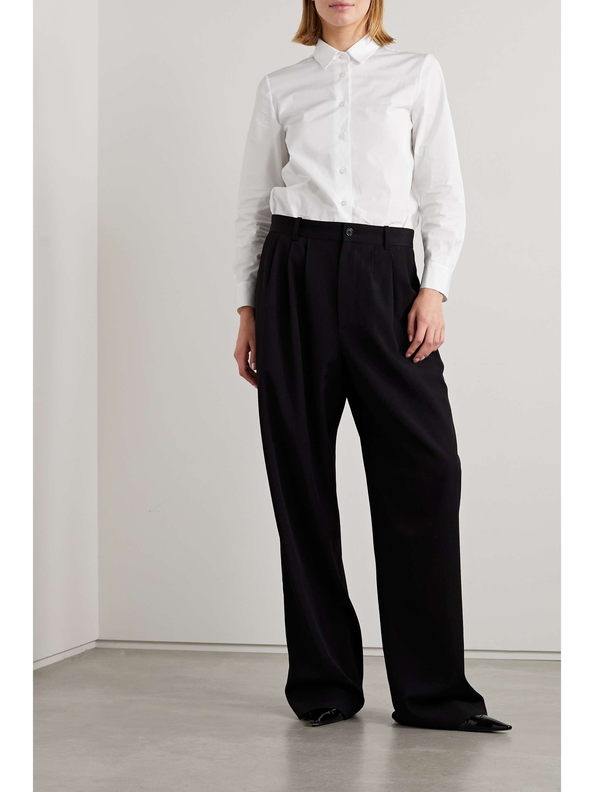 THE ROW Sadie cotton-poplin shirt | NET-A-PORTER