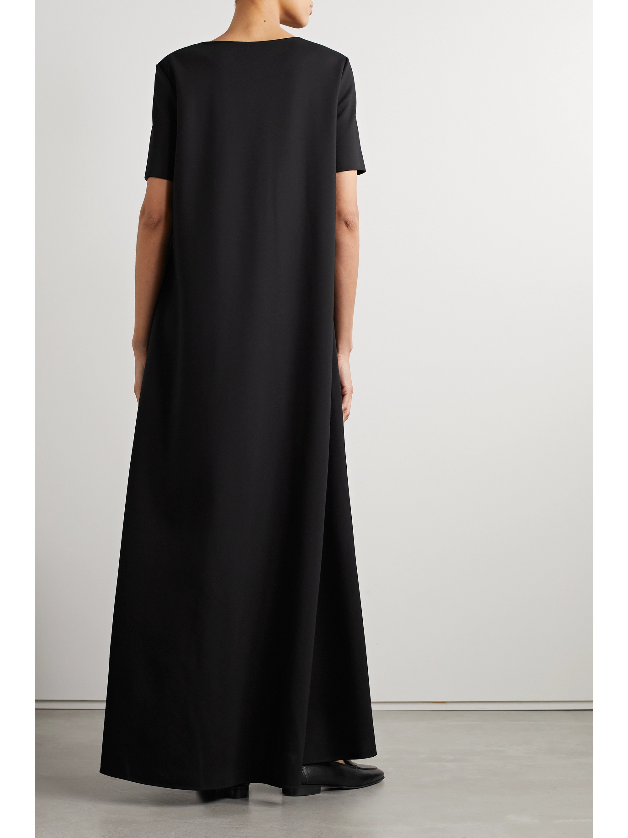 The Row Hannah scuba maxi dress