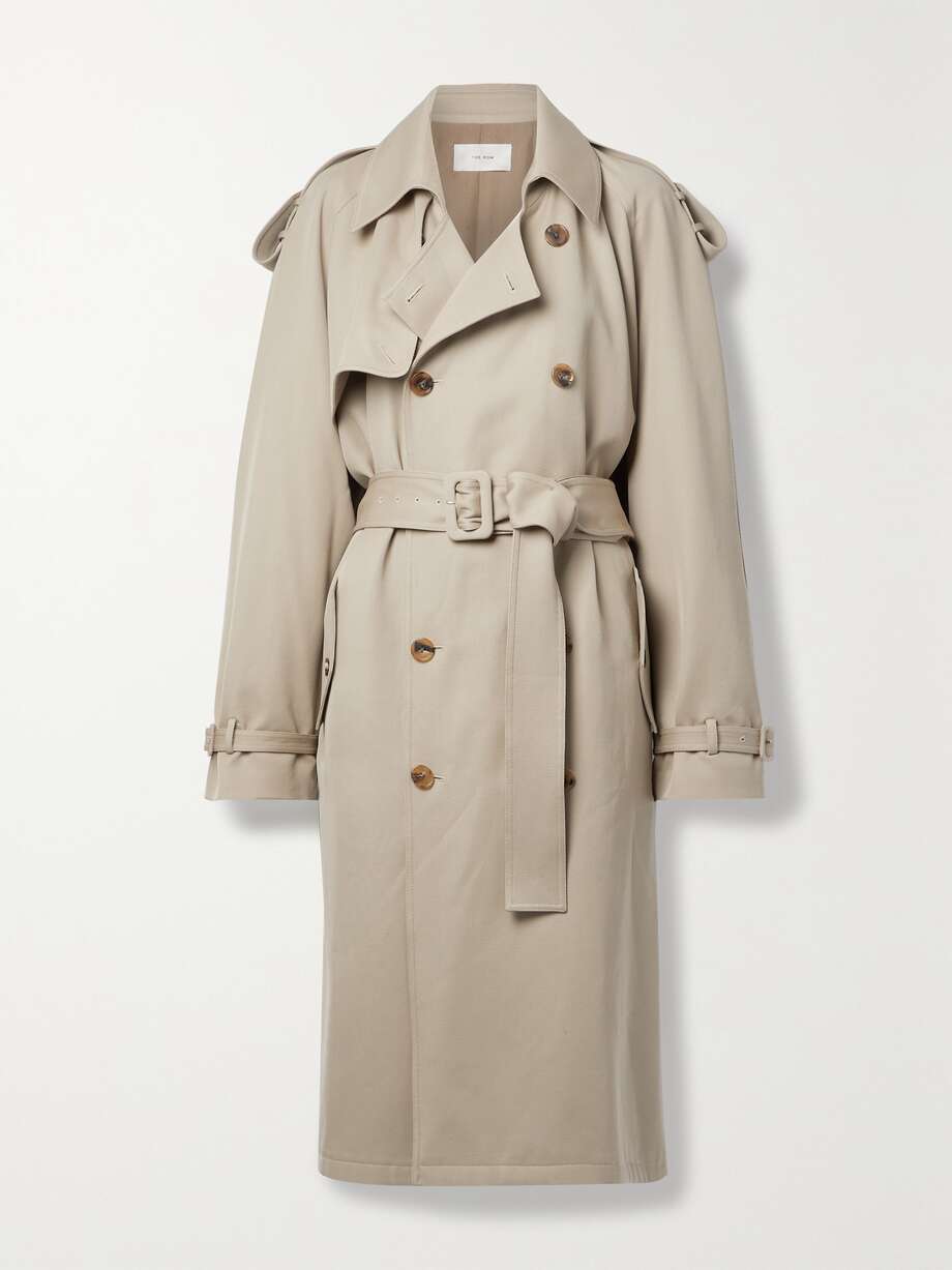 (RTW) Maddie Trench Coat - Olive Cotton Gabardine
