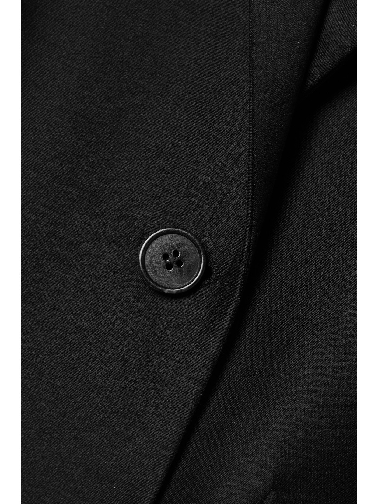 The Row Dru Wool And Silk-blend Blazer In Black