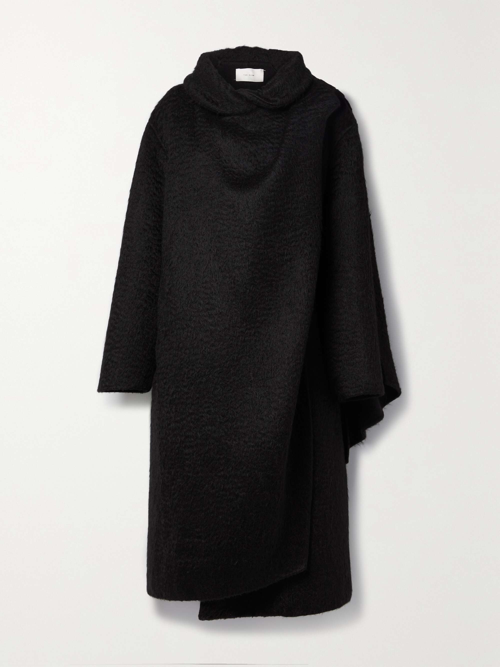 THE ROW Orlando oversized draped wool and alpaca-blend coat