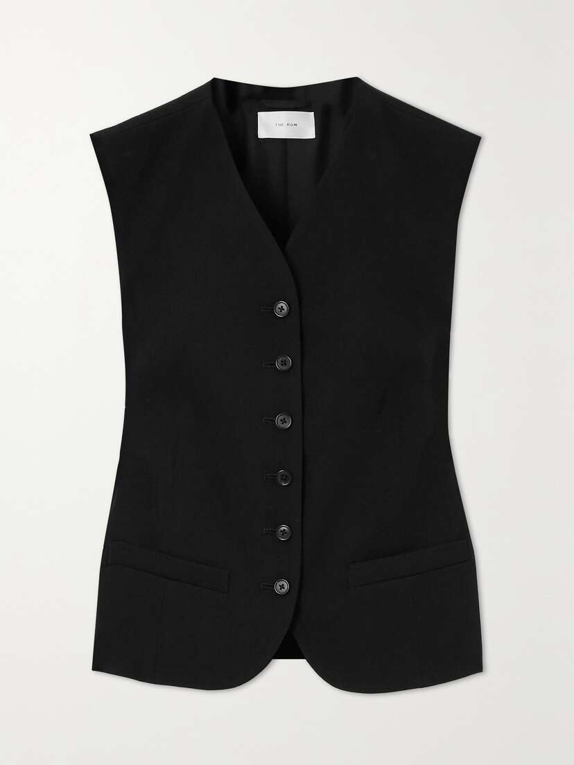The Row Vegas Wool-twill Vest