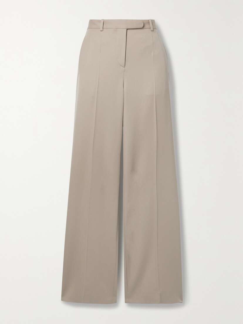The Row Banew Wool-twill Straight-leg Pants