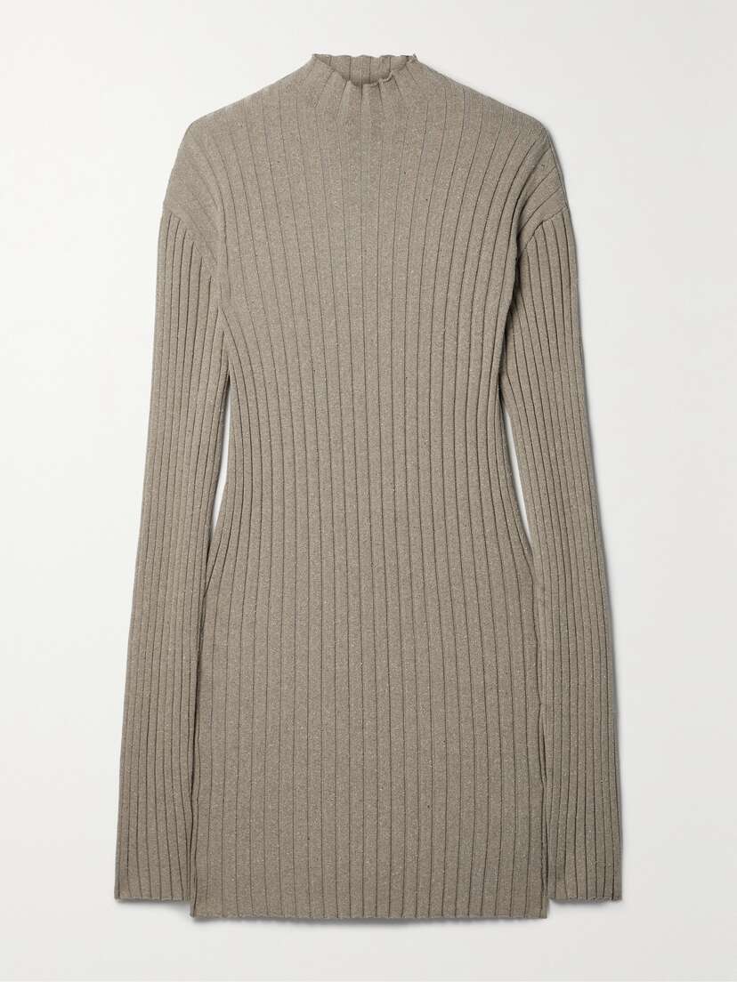 The Row Deidree Ribbed Silk Sweater