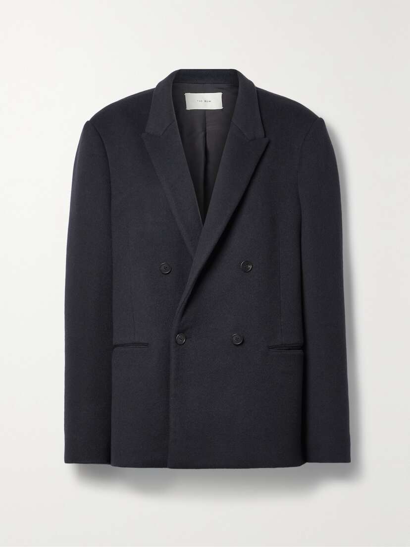 The Row Wilsonia Double-breasted Cashmere Blazer