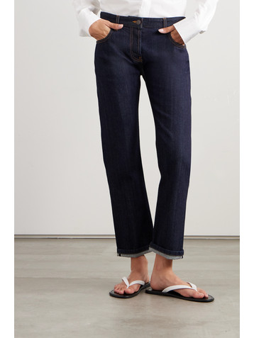 The Row Riaco mid-rise slim-leg jeans