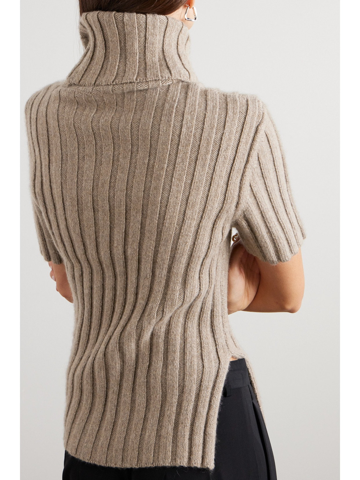 Depinal Ribbed Cashmere And Mohair-Blend Turtleneck Sweater