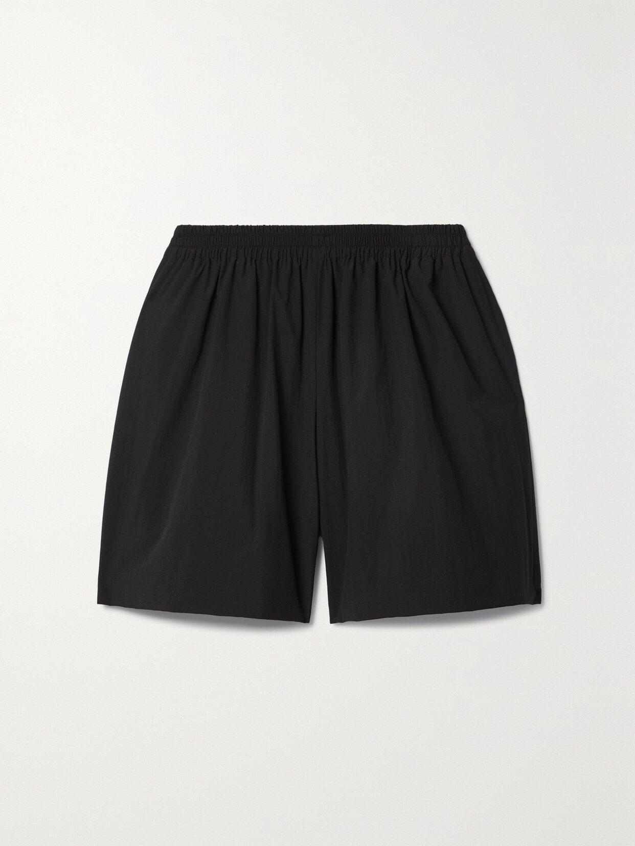 The Row Gunther Shell Shorts In Black