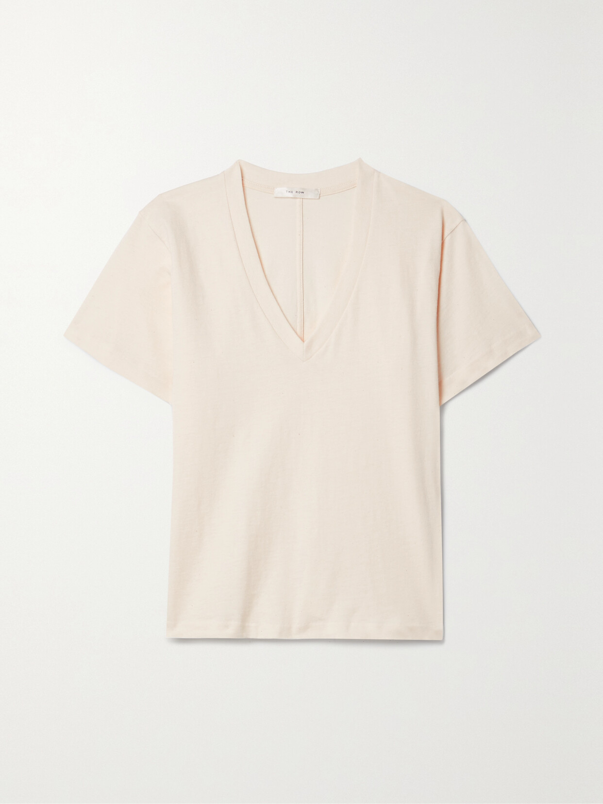 Shop The Row Tala Cotton-jersey T-shirt In Off-white