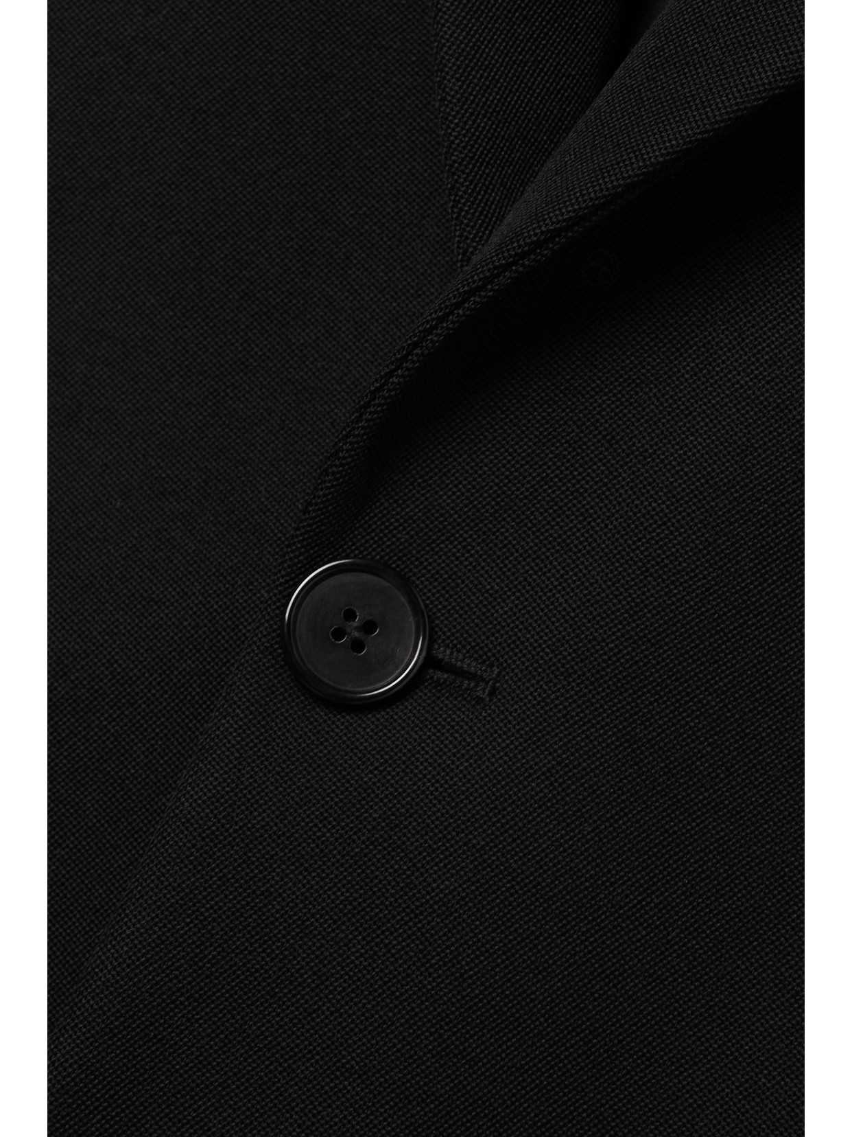 The Row Halm Grain De Poudre Wool Blazer In Black