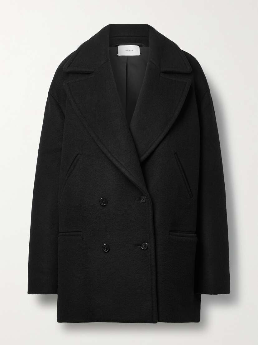 The Row Atis Oversized Double-breasted Wool And Cashmere-blend Felt Coat