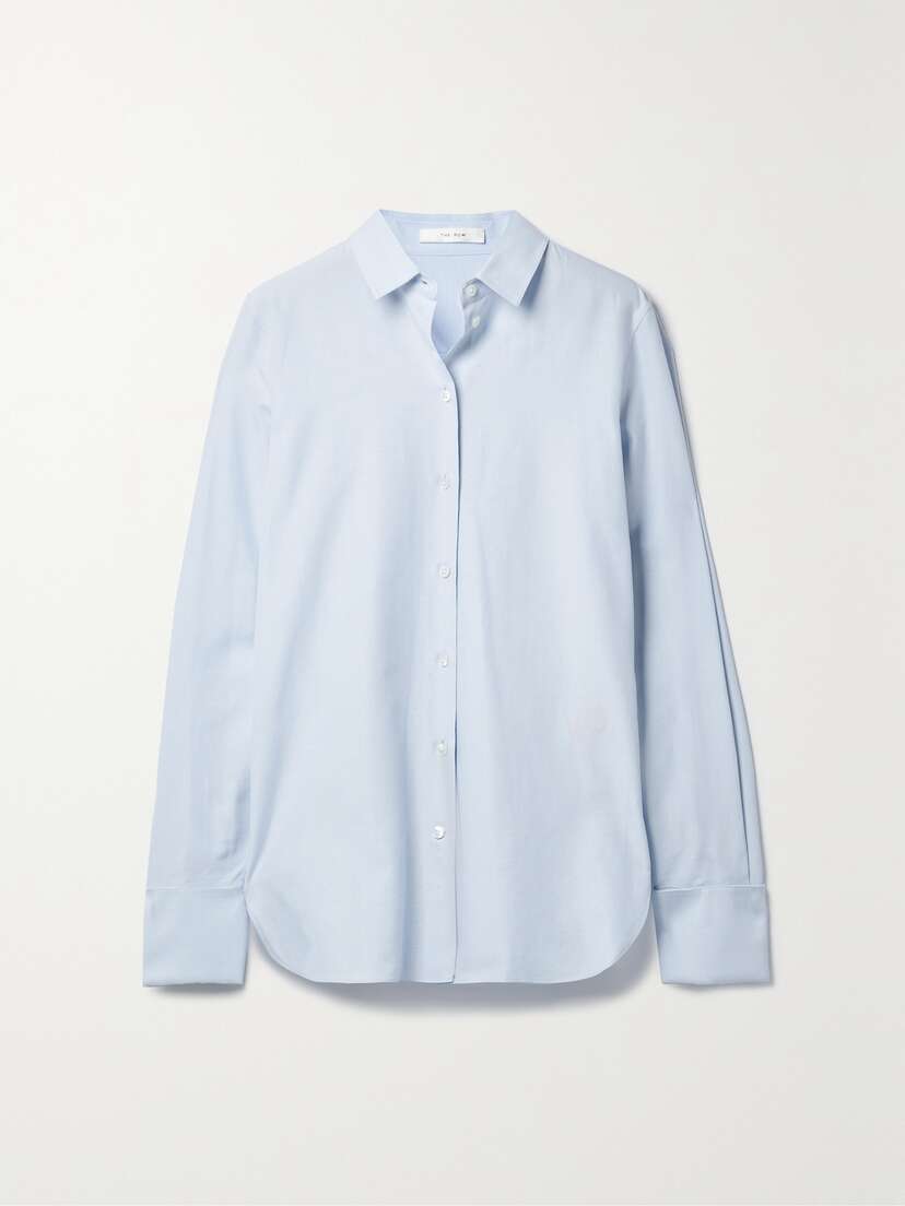 The Row Metis Cotton Oxford Shirt