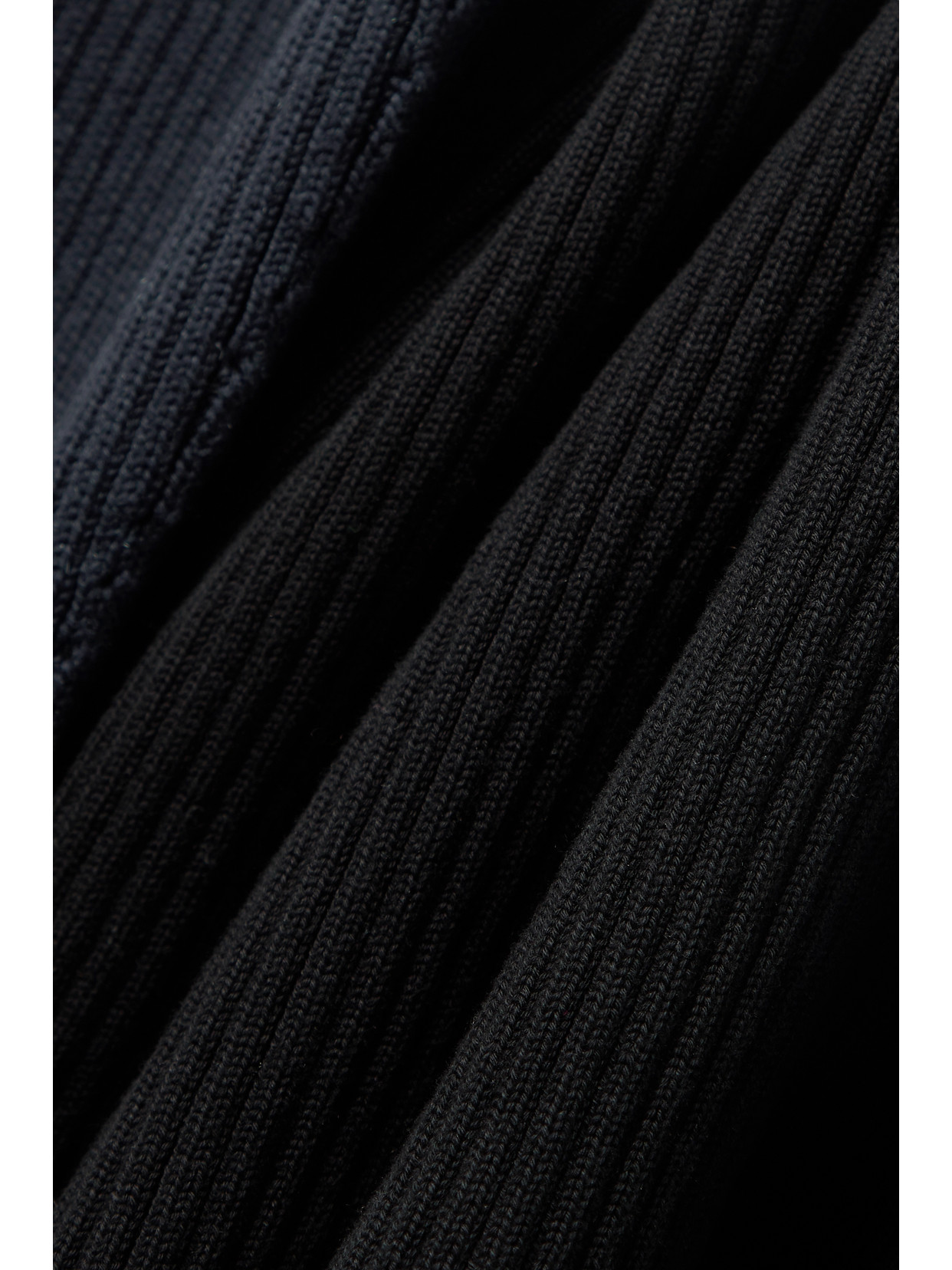 The Row Dua Colorblock Cashmere Sweater In Black