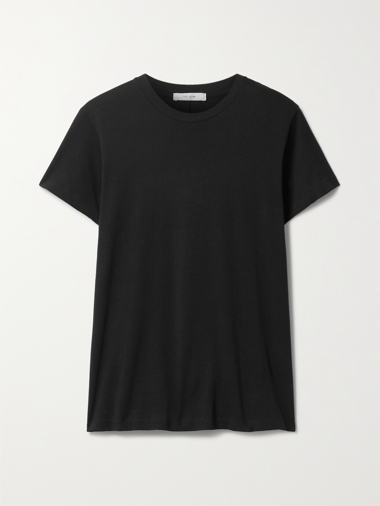 The Row Charo Cotton-jersey T-shirt In Black