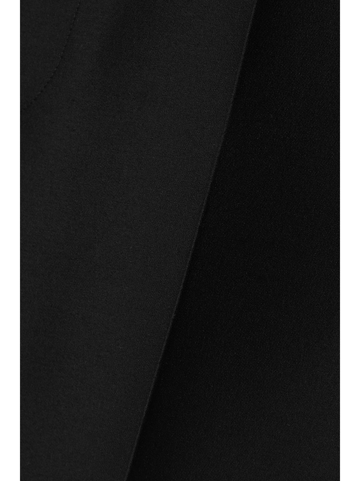 The Row Hector Wool And Silk-blend Straight-leg Pants In Black