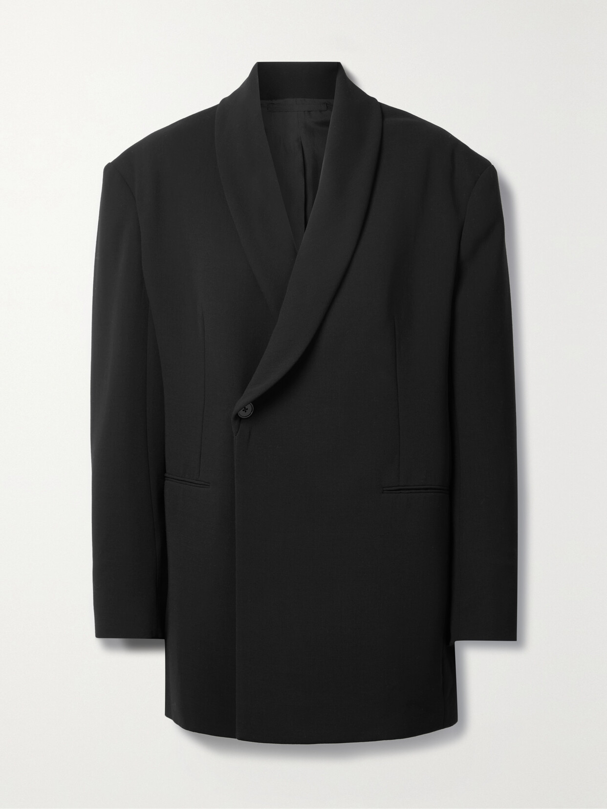 The Row - Diomede Wool-blend Twill Blazer - Black