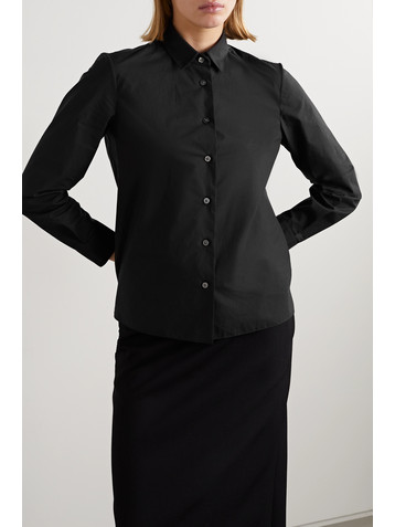The Row Sadie cotton-poplin shirt