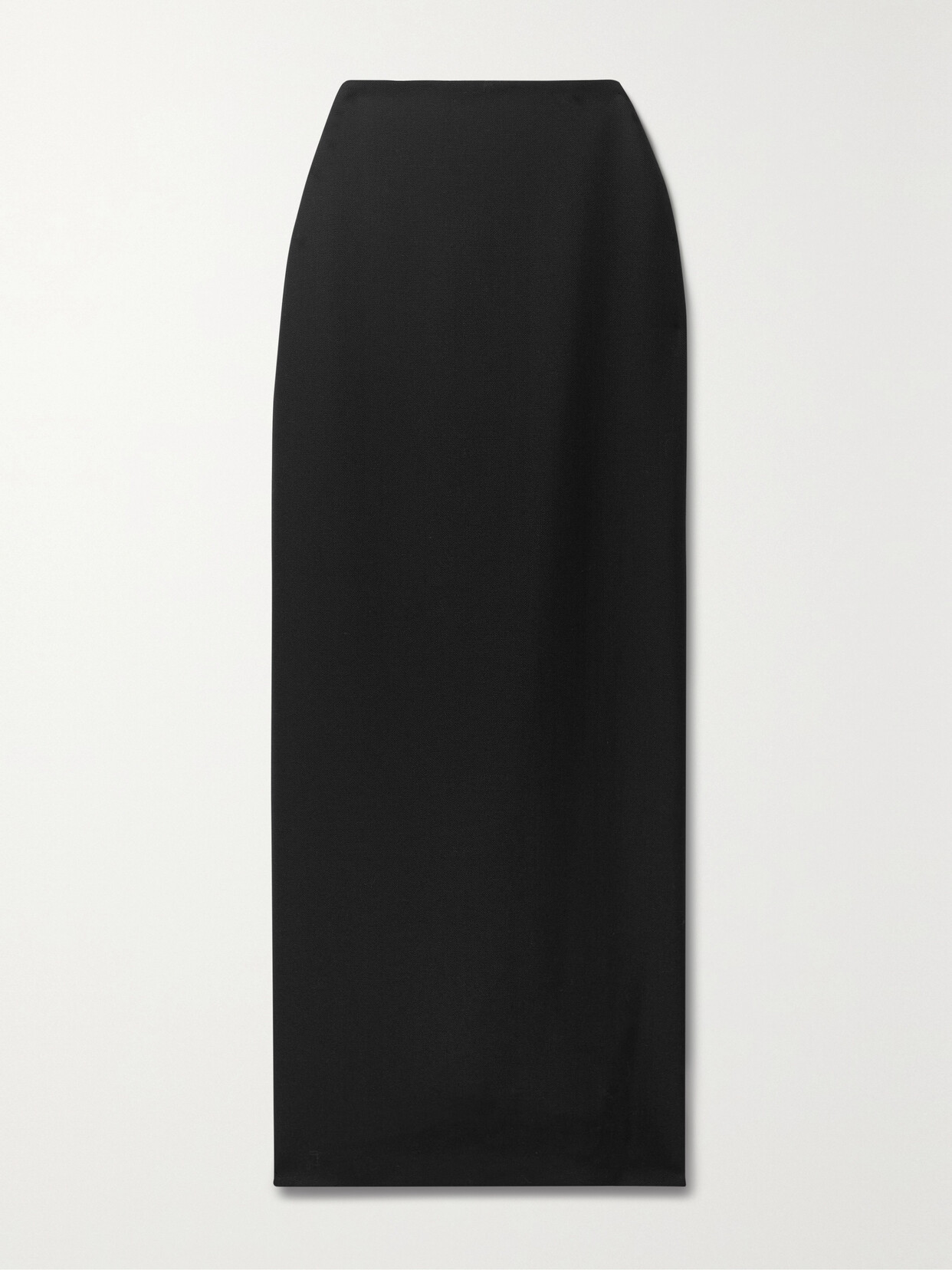 The Row - Bartelle Grain De Poudre Wool And Mohair-blend Maxi Skirt - Black