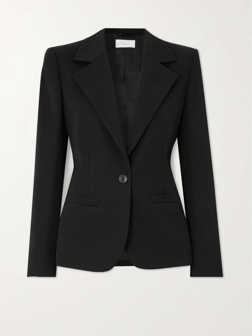 The Row Grain De Poudre Wool Blazer