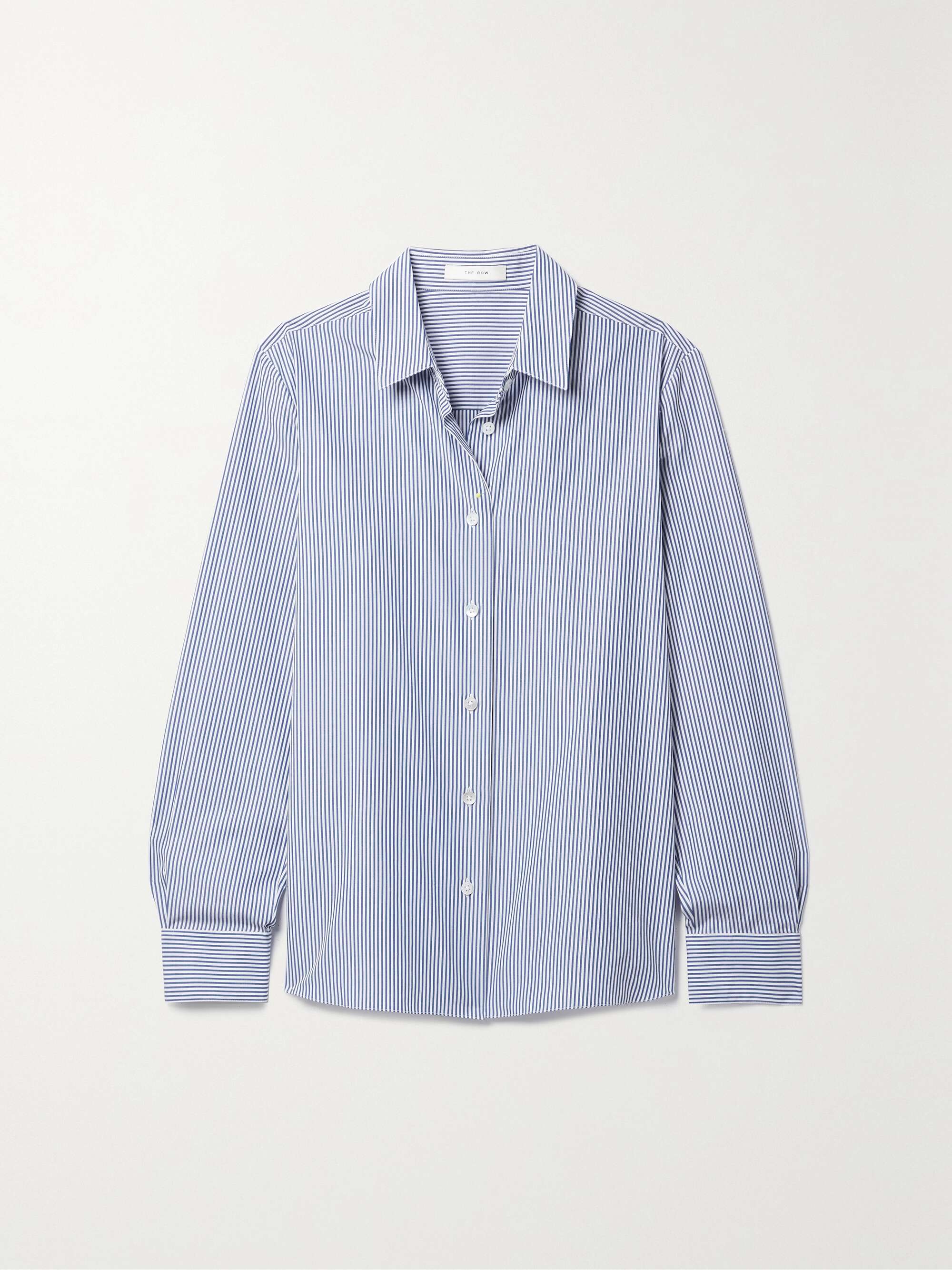 THE ROW Sadie striped cotton-poplin shirt | NET-A-PORTER