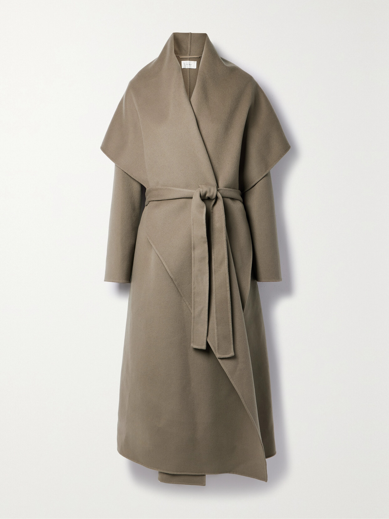 The Row - Adia Oversized Belted Cashmere Coat - Brown