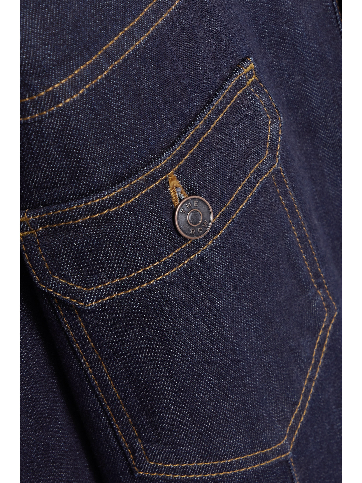The Row Ness Selvedge Denim Jacket In Blue