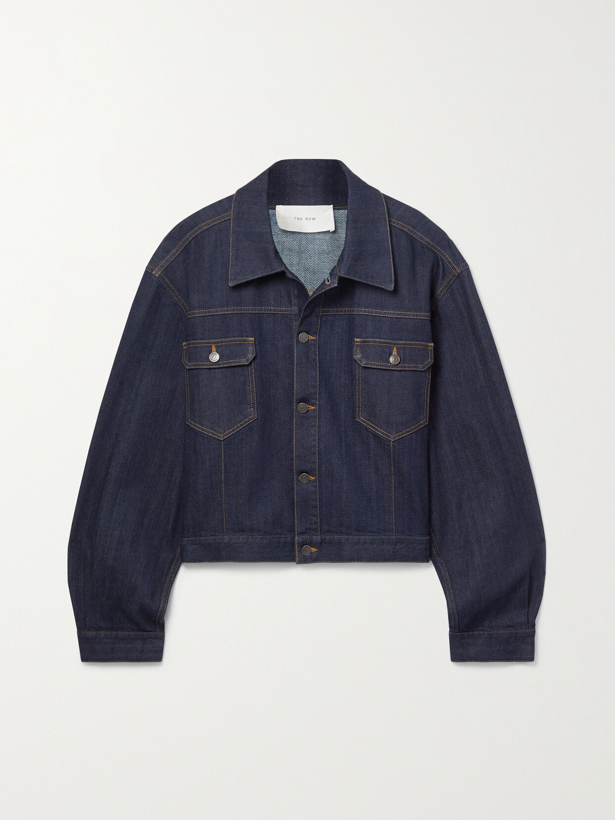 The Row Ness Denim Jacket In Indigo