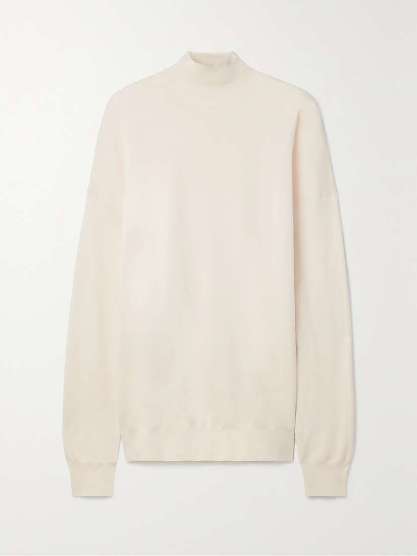 The Row Diye Silk And Cotton-blend Sweater