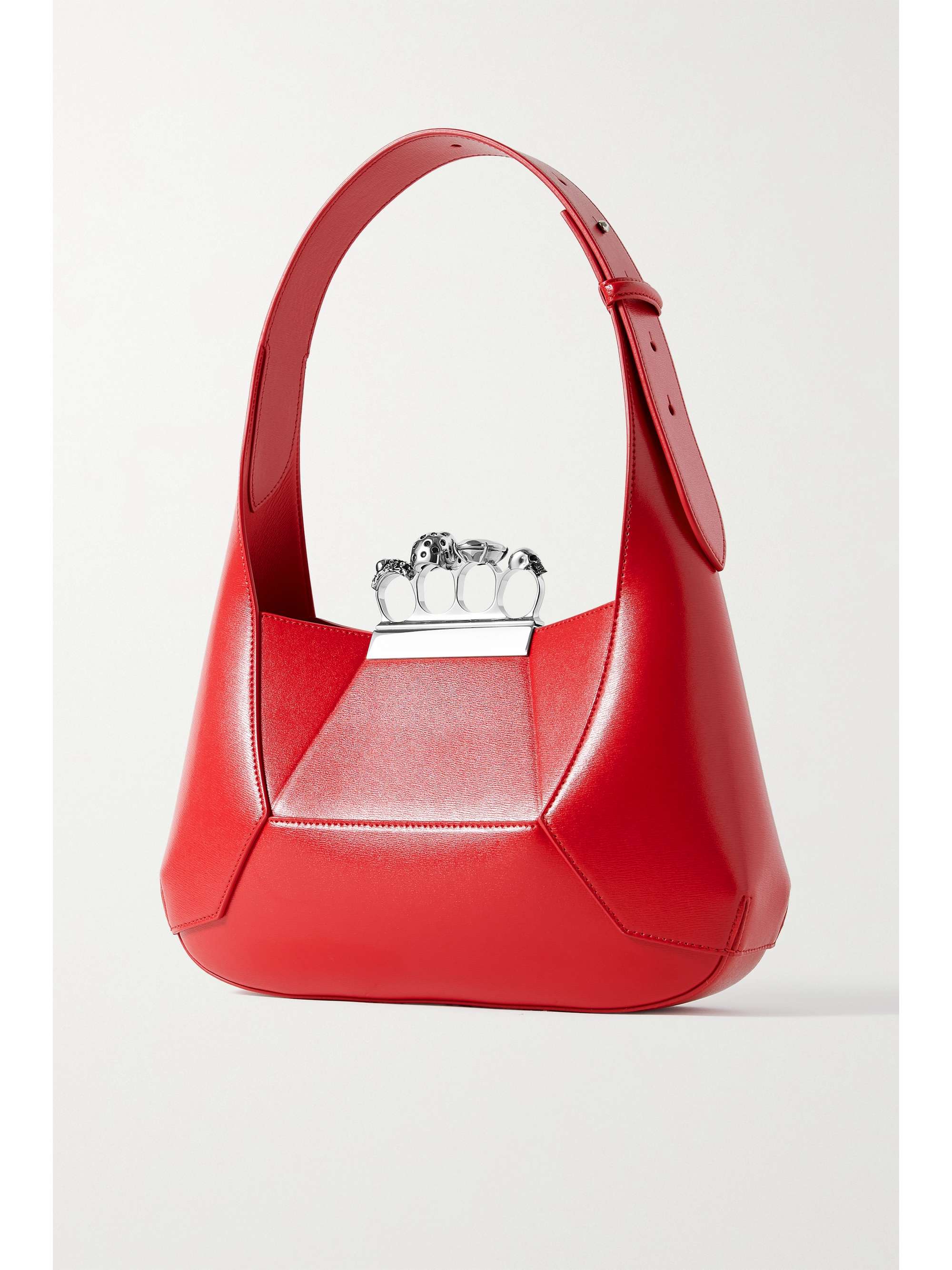 MCQUEEN Jewelled embellished leather tote