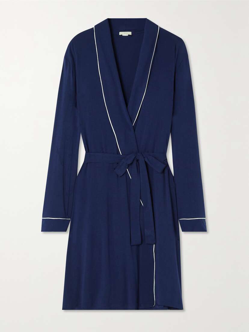 Eberjey Gisele Belted Stretch-modal Jersey Robe
