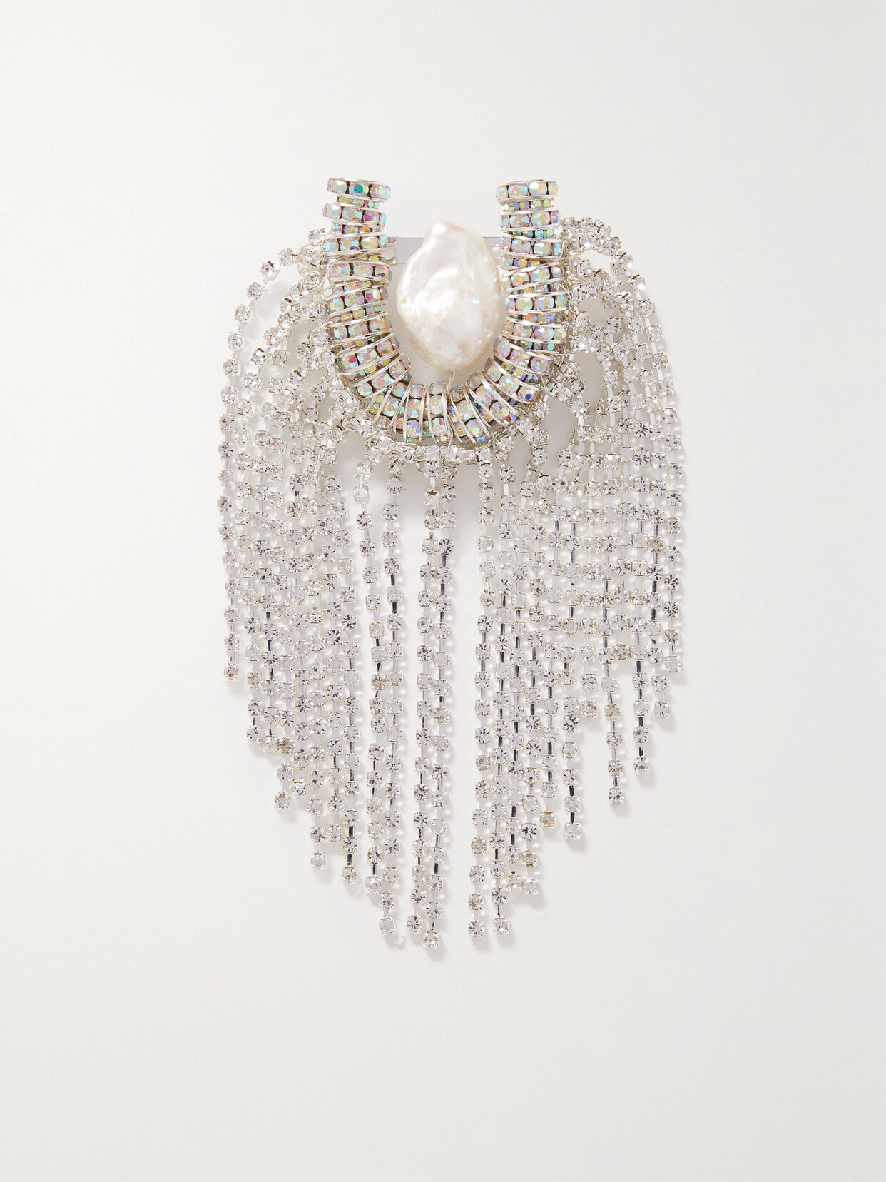 PEARL OCTOPUSS.Y Octopus -plated, Crystal And Pearl Brooch